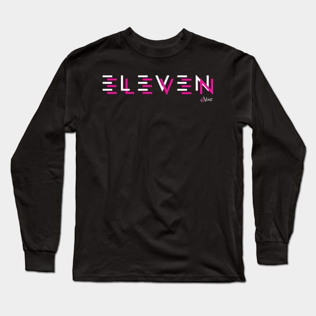 ELEVEN ELEVEN BREAK PINK 2 Long Sleeve T-Shirt by Moist T'z 